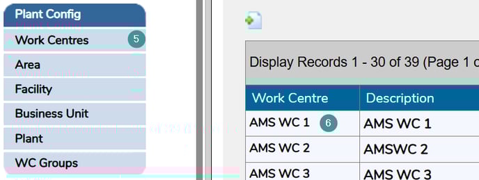 Open a work centre