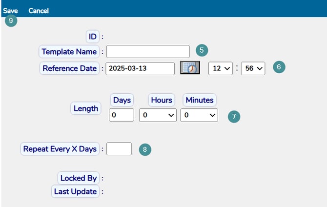 Add a new calendar settings