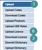 upload a license