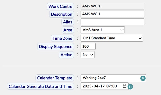 select the date