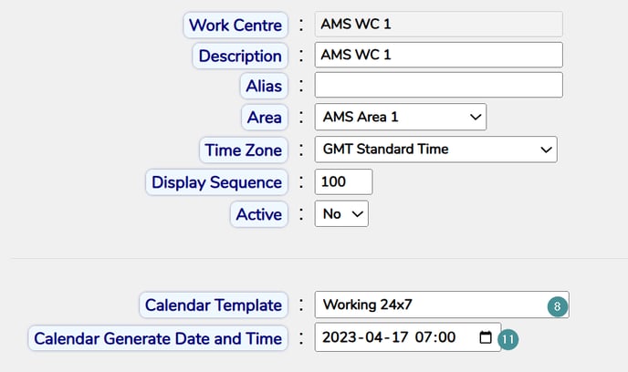 select the date